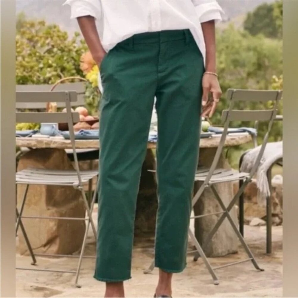 Frank & Eileen Wicklow Italian Chino British Racing Green Pants